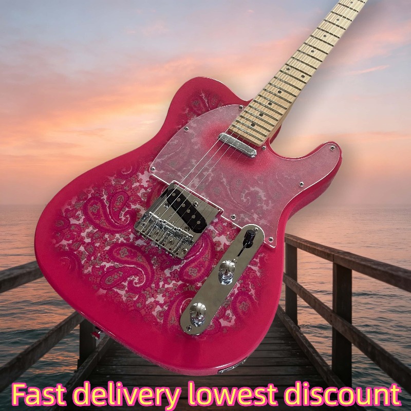 Musical Instrument Mandolin - PinkTeleX Style 6‑String Electric Guitar Maple