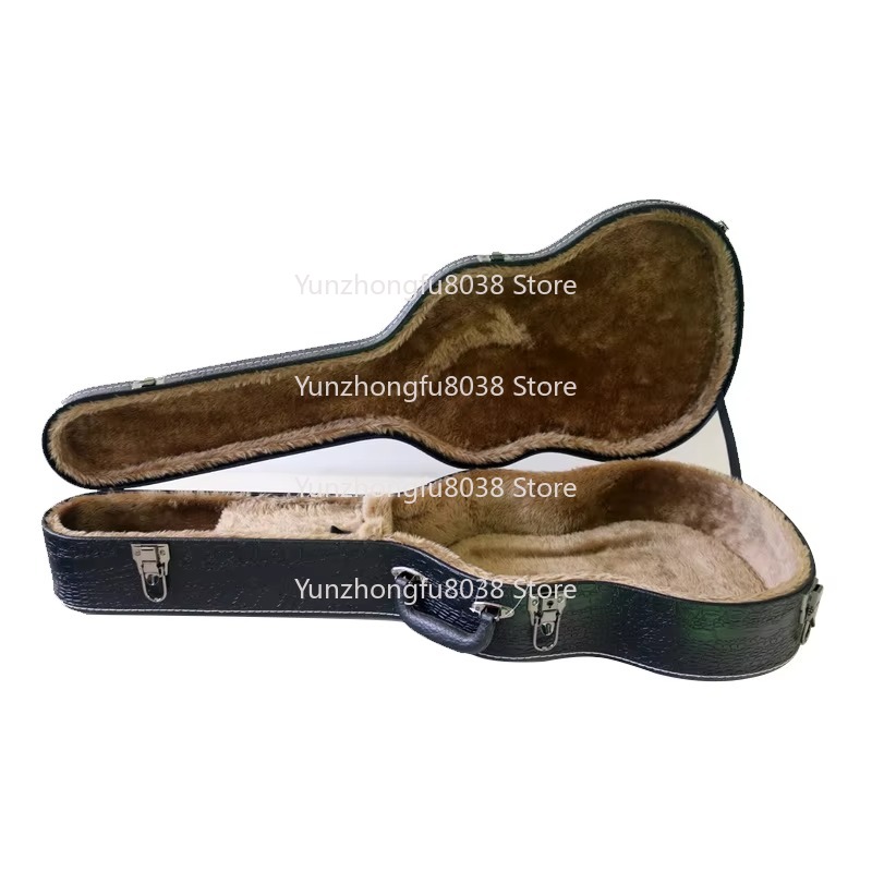 Musical Instrument Box - 34-Inch Wooden Guitar Case Convex Pressure,