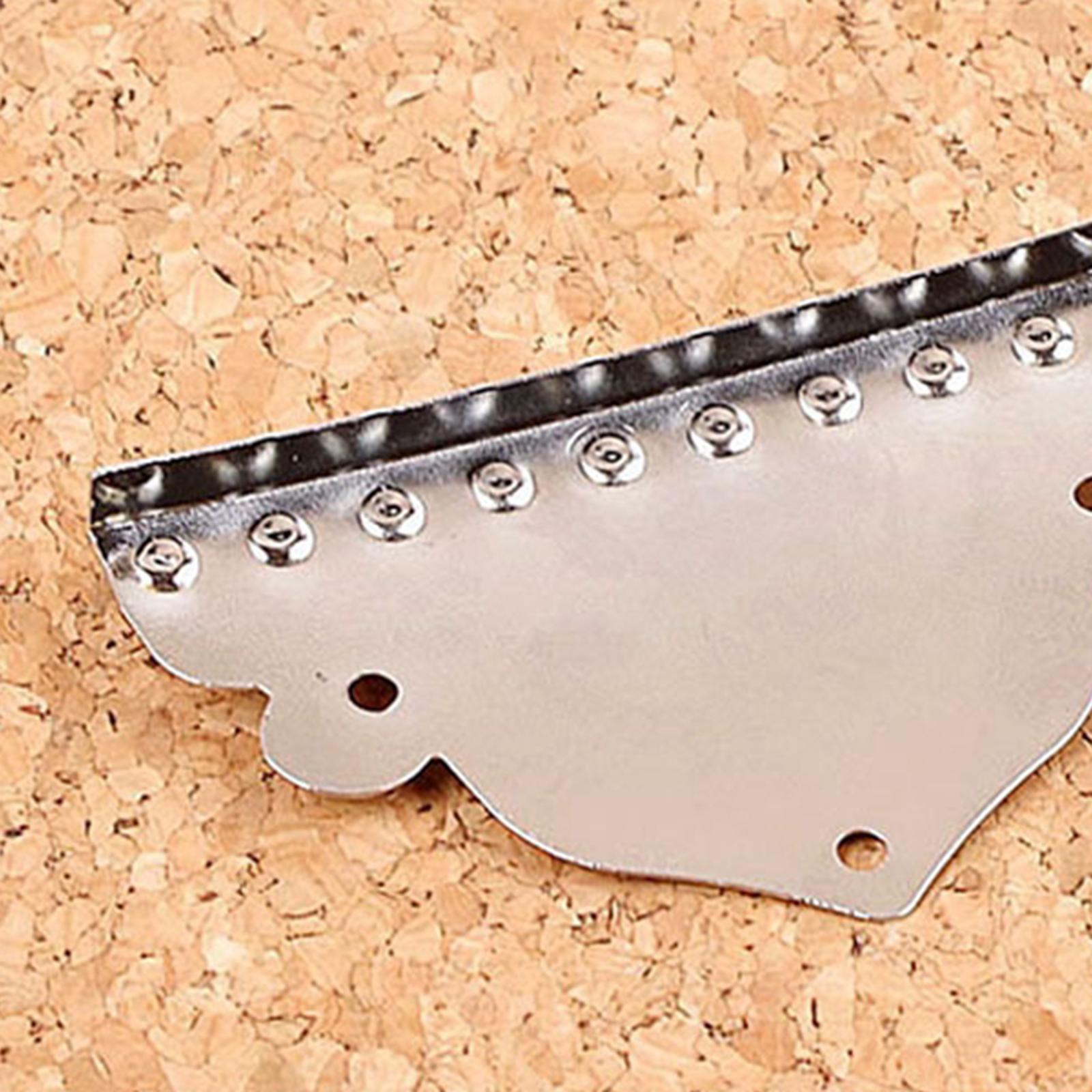 Musical Instrument Mandolin - Mandolin Tailpiece Chrome Plated Replacement Cover