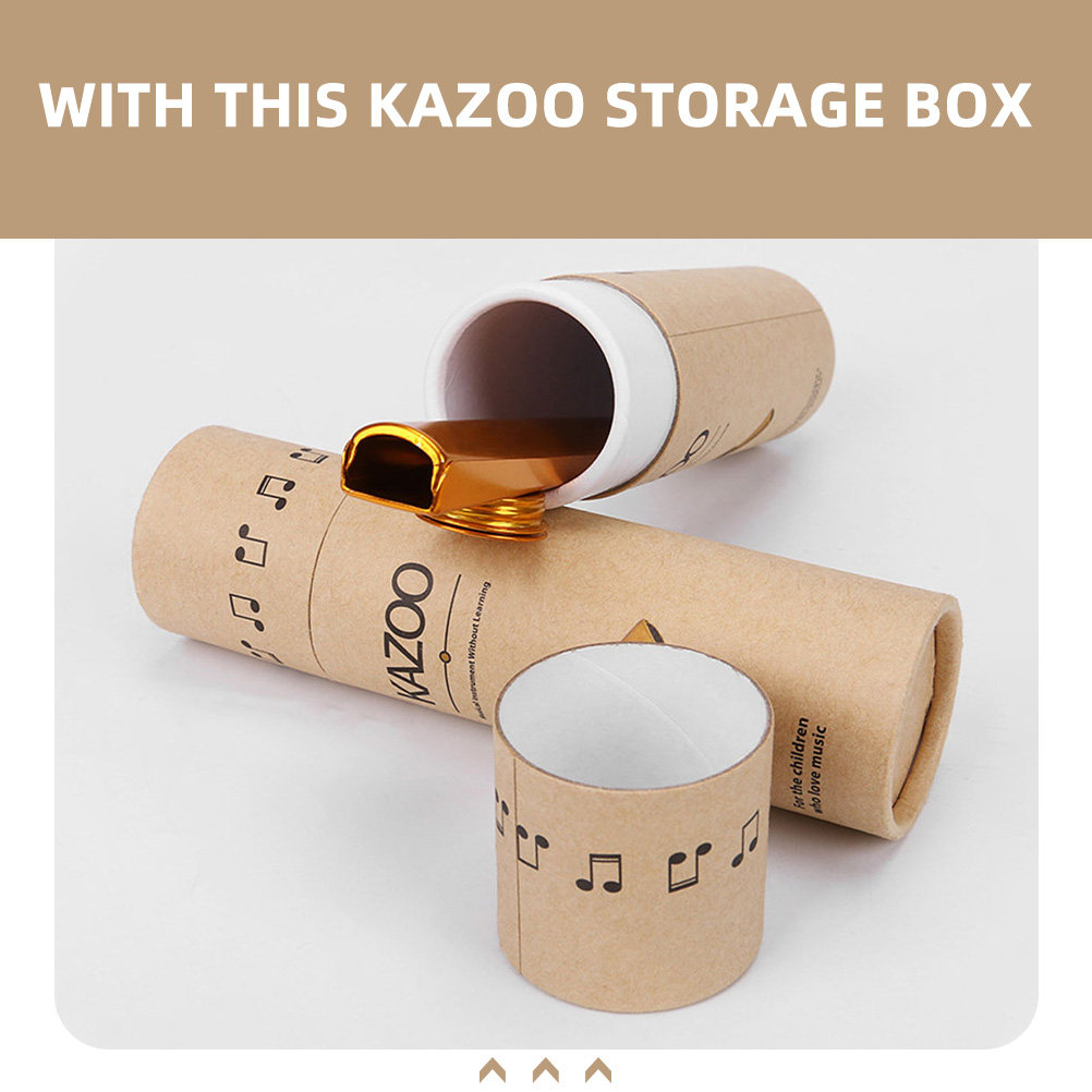Musical Instrument Box - 5Pcs Kazoo Storage Box Premium Paper