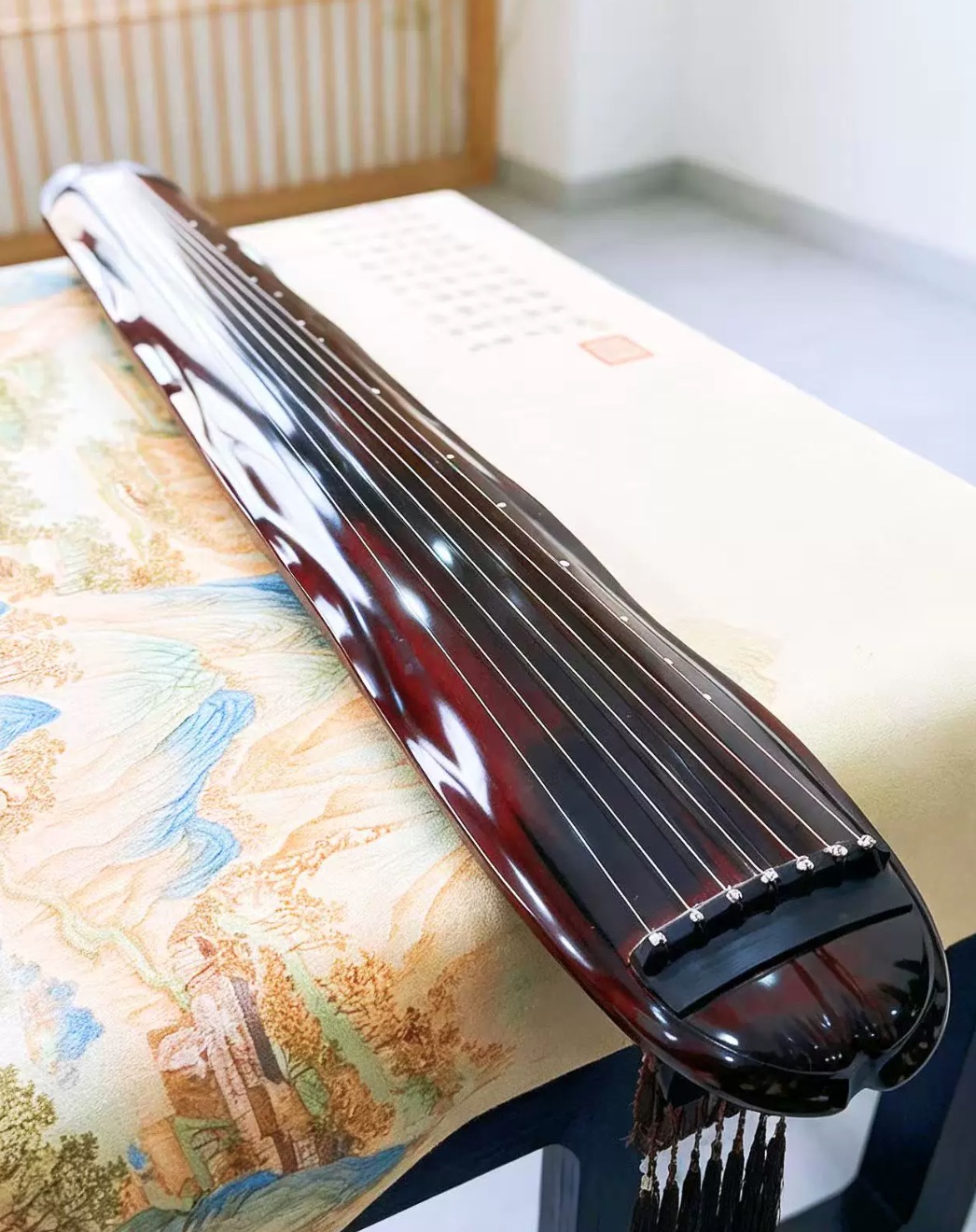 Musical Instrument Old - Zhongni Style Guqin, Old Chinese Fir