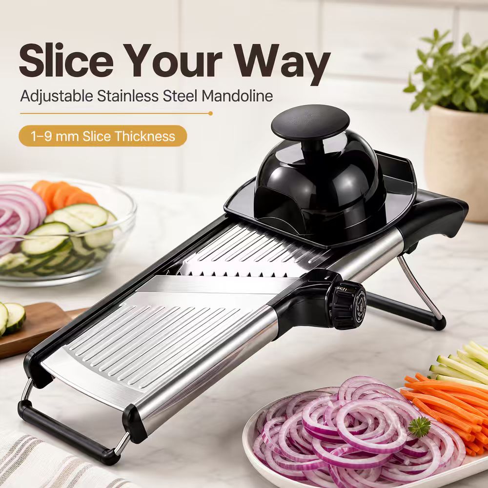 Mandolin A Style - Adjustable Mandoline Slicer for Kitchen Stainless‑Steel