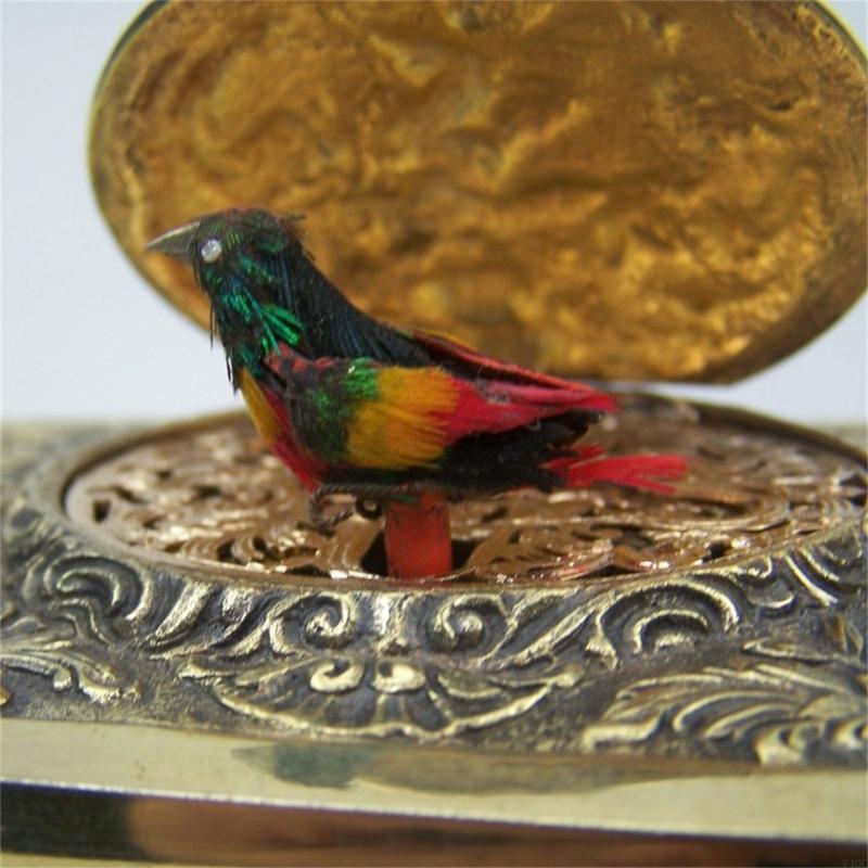 Musical Wind Up Bird Music Box - Musical Instrument Old review and price