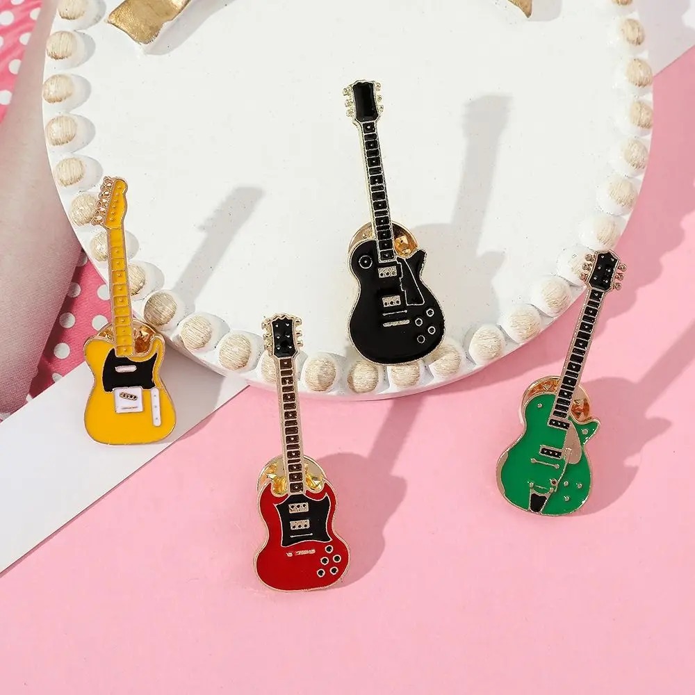 1/2/4PCS  Vintage Metal Enamel - Musical Instrument Gif review and price