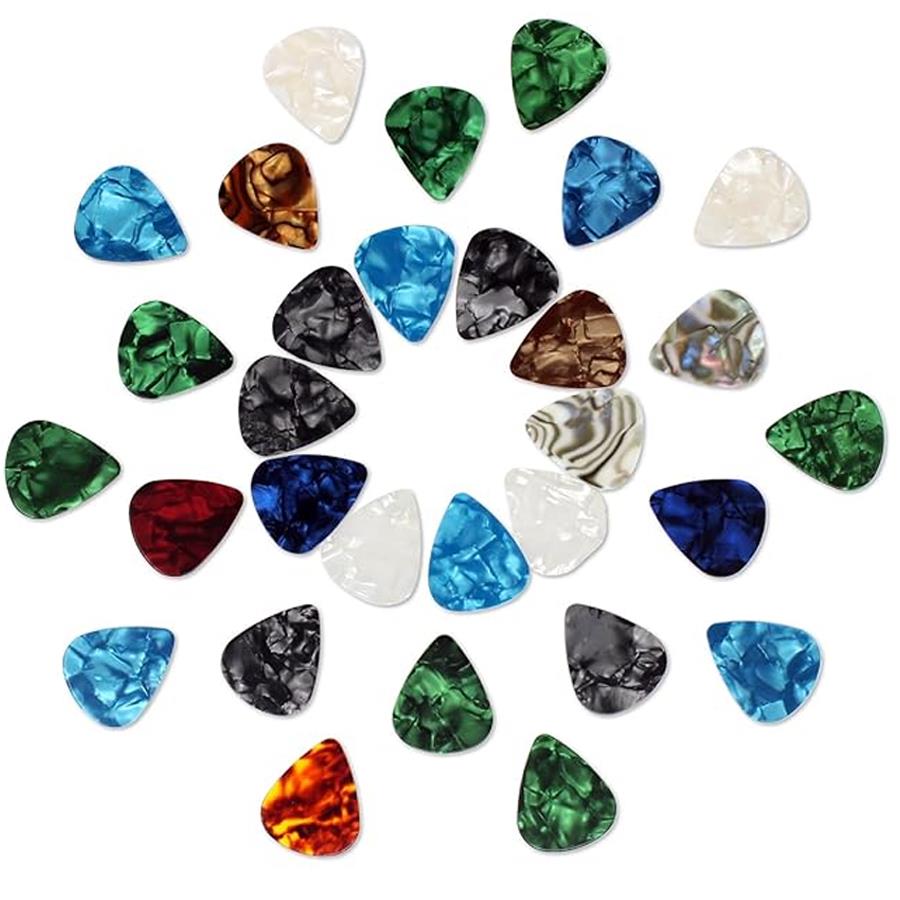 20/30/50pcs Celluloid Guitar P - Musical Instrument Gif review and price