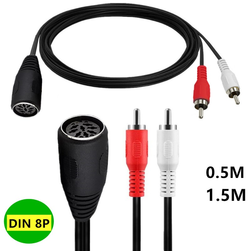 Large 8-core DIN 8PIN Female T - Musical Instrument Old review and price