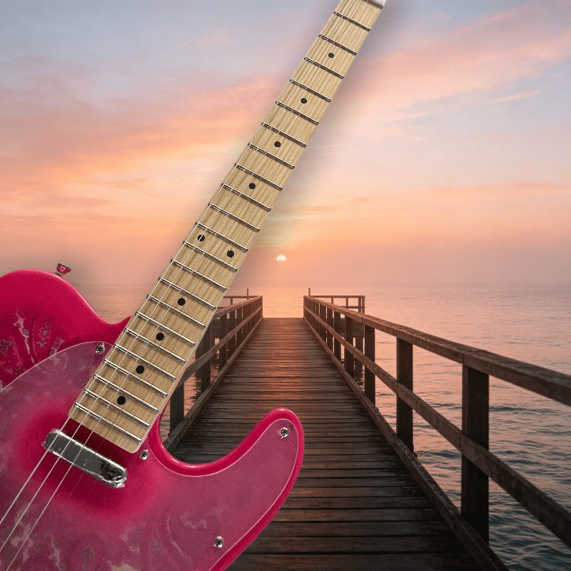 PinkTeleX Style 6‑String Elect - Musical Instrument Mandolin review and price