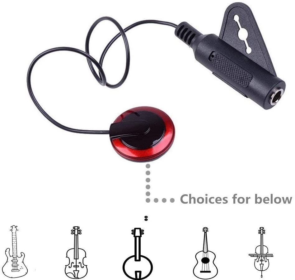 1Pcs Piezo Contact Microphone  - Musical Instrument Mandolin review and price