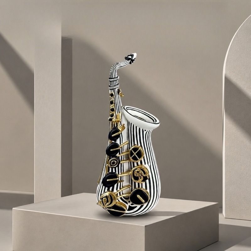 Modern Art Saxophone Art Statu - Musical Instrument Old review and price