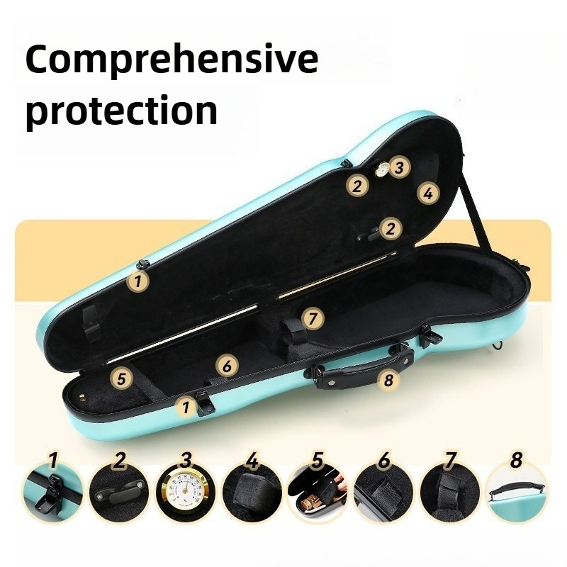 Carbon Fiber Violin Case Anti  - Musical Instrument Box review and price