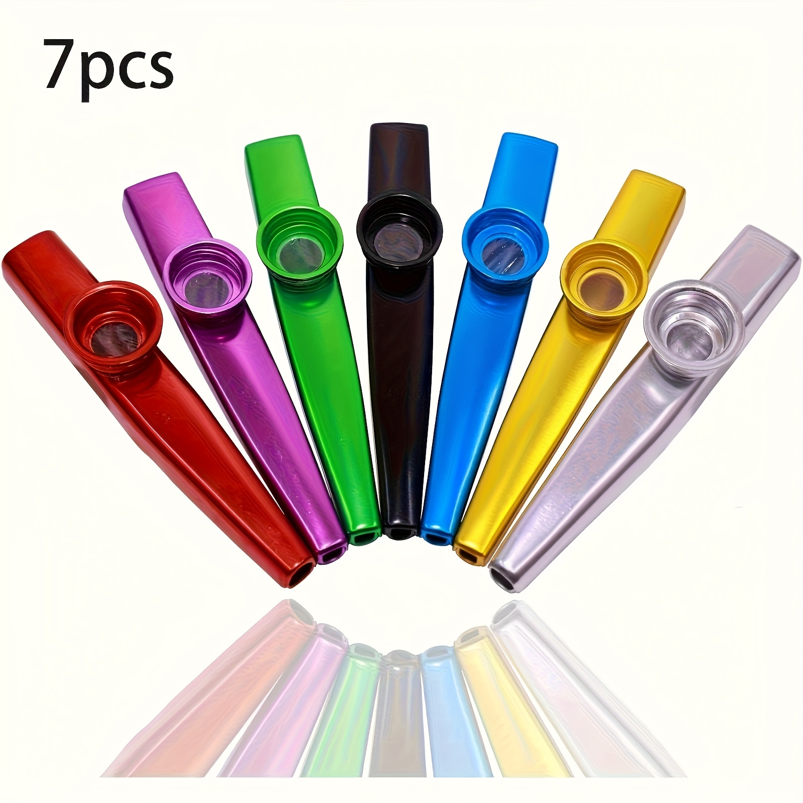 7pcs Metal Kazoos Simple Desig - Musical Instrument Gif review and price