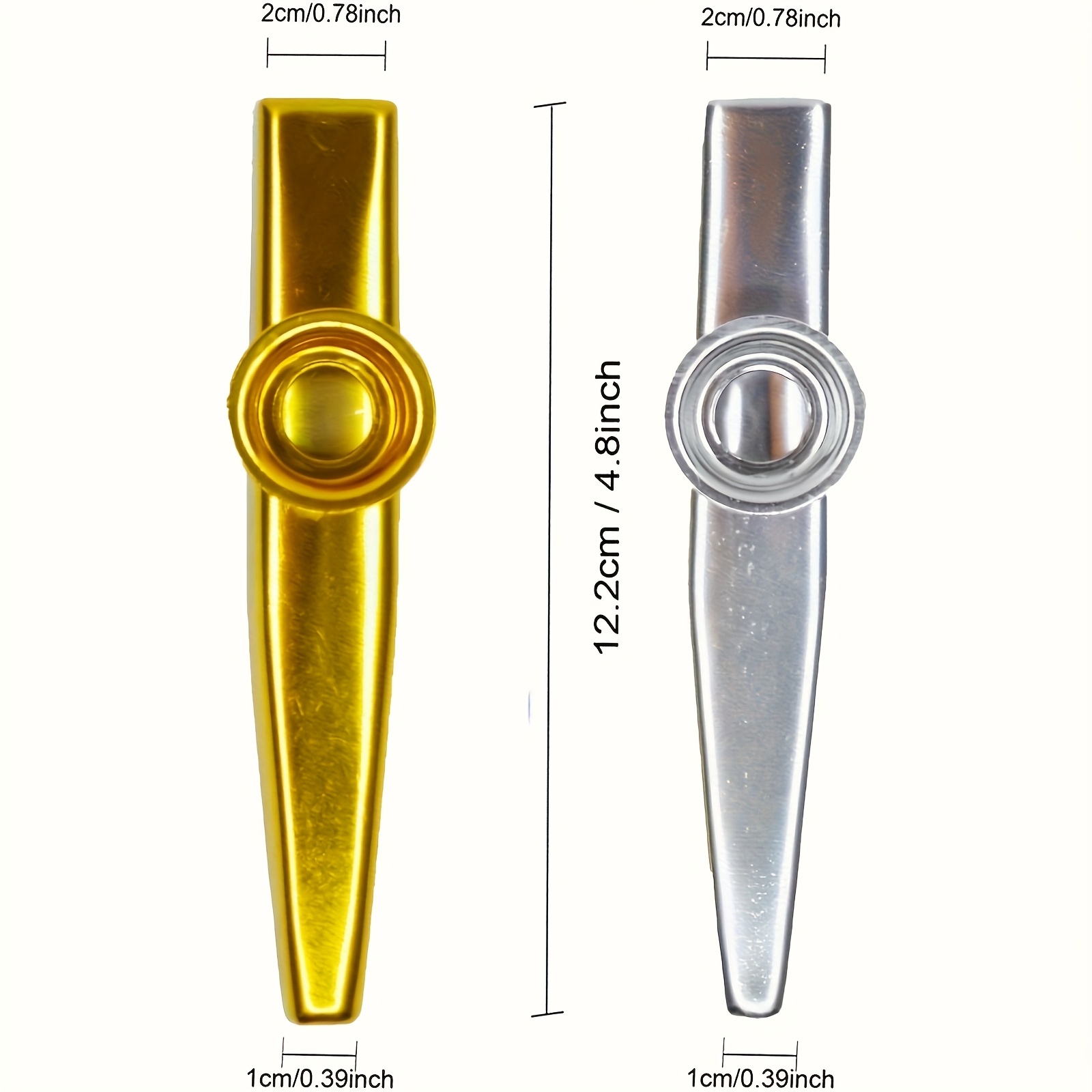 7pcs Metal Kazoos Simple Desig - Musical Instrument Gif review and price
