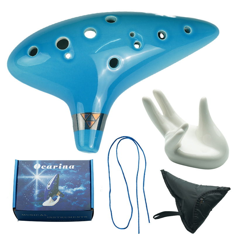Ocarina,12 Tones Alto C Cerami - Song With Musical Instrument review and price