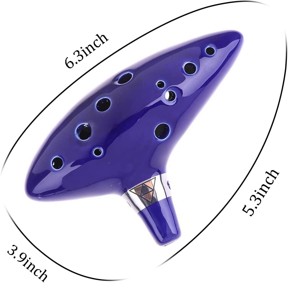 Ocarina,12 Tones Alto C Cerami - Song With Musical Instrument review and price