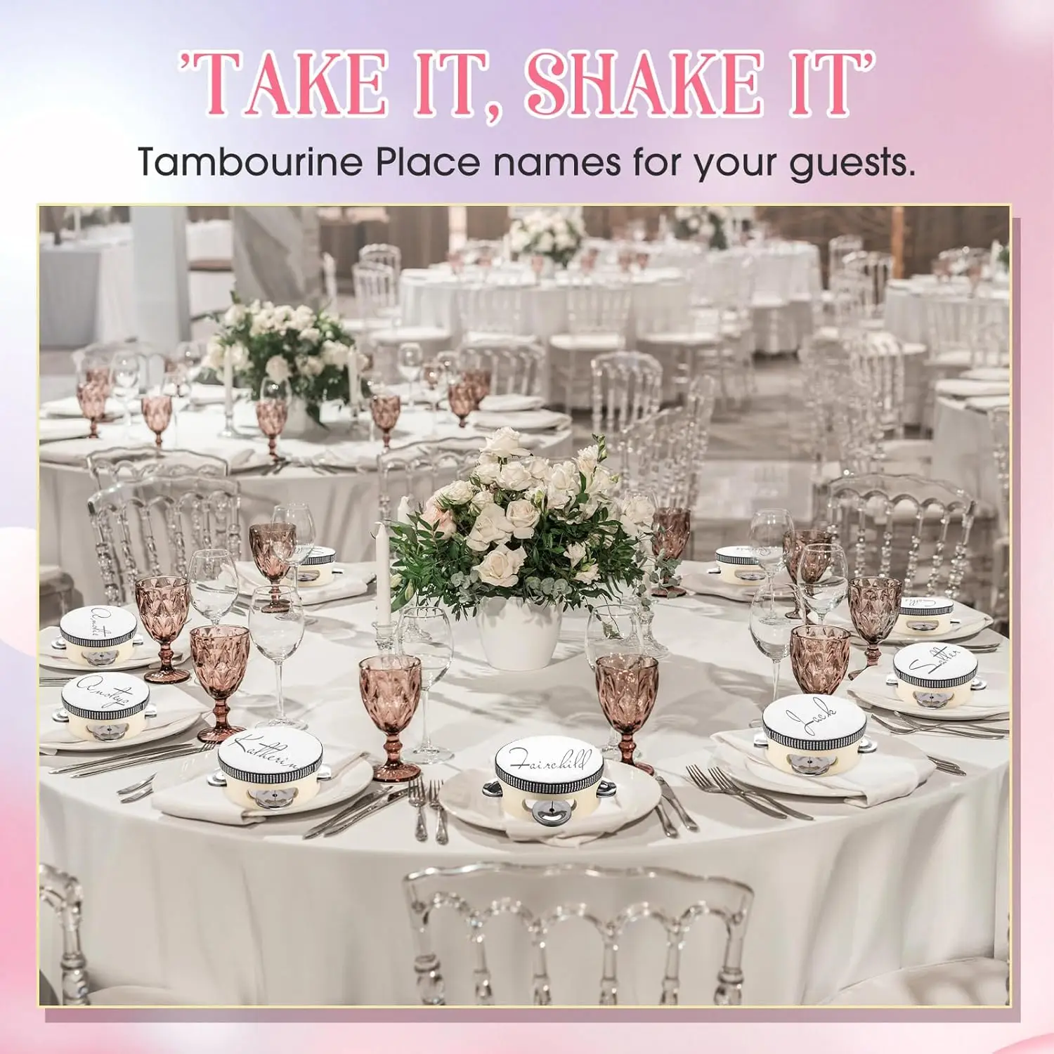 10-60Pcs Wedding Tambourines S - Musical Instrument In Chinese review and price