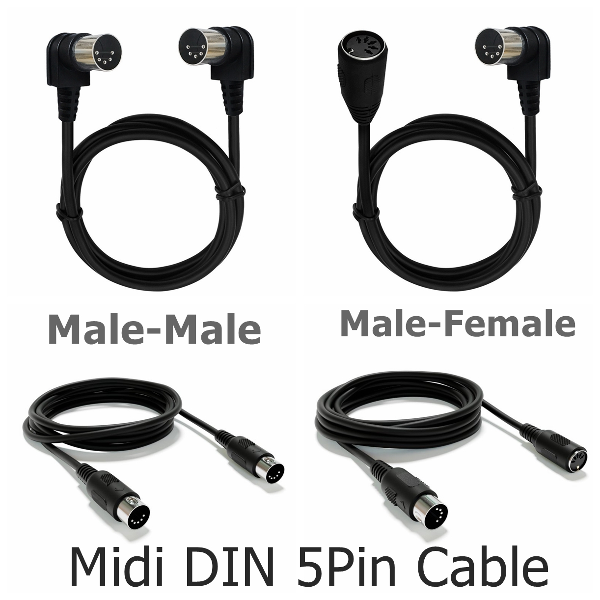MIDI DIN 5PIN Male to Male Cab - Musical Instrument Digital Interface (Midi) review and price