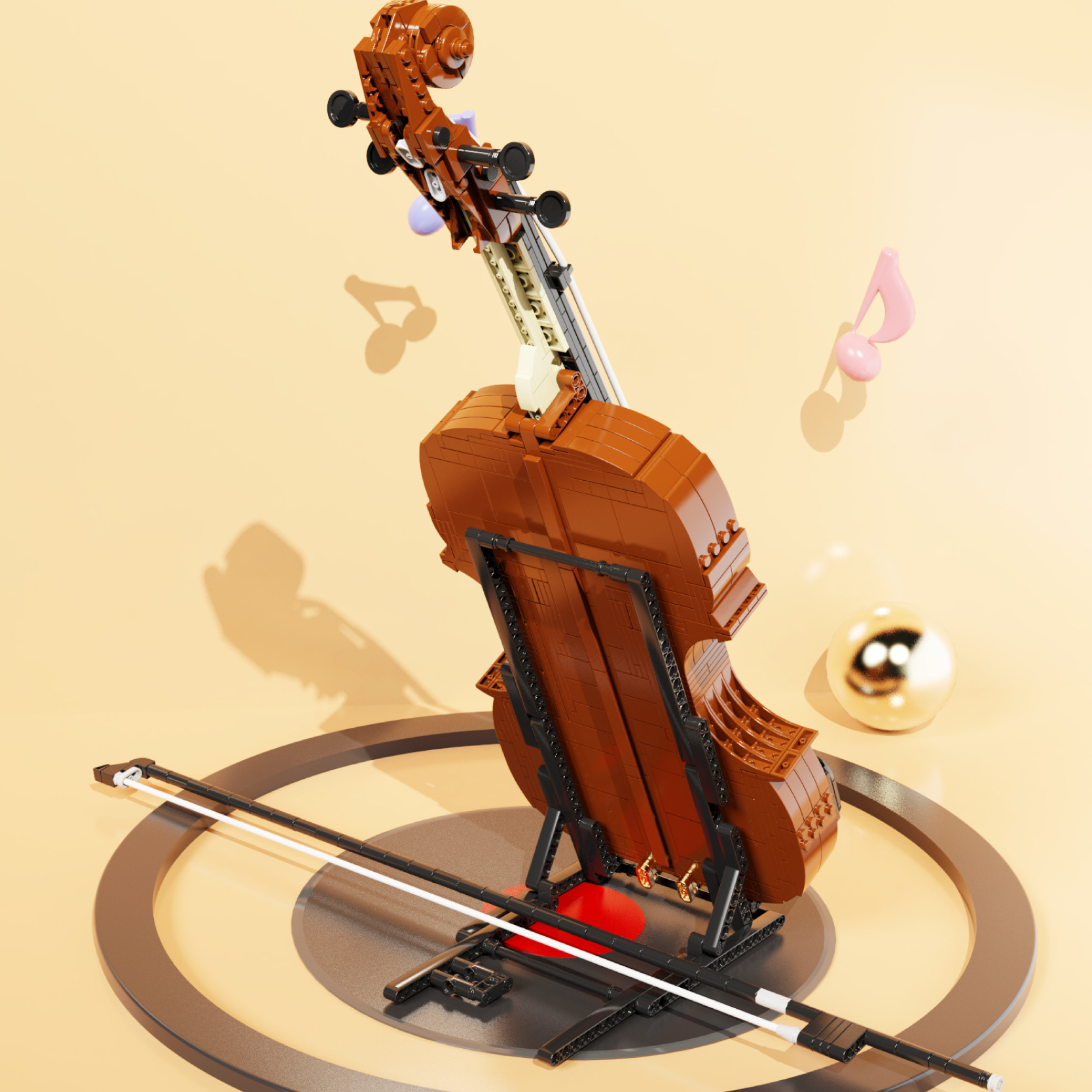 Classical Violin Building Bloc - Musical Instrument Old review and price