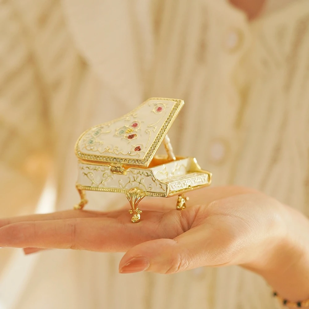 Creative Piano Shaped Jewelry  - Musical Instrument Old review and price