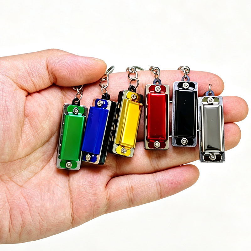 Mini Harmonica Keychain Backpa - Musical Instrument Gif review and price