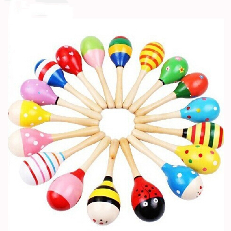 2pcs Colorful Wooden Small Rat - Musical Instrument For Babies review and price