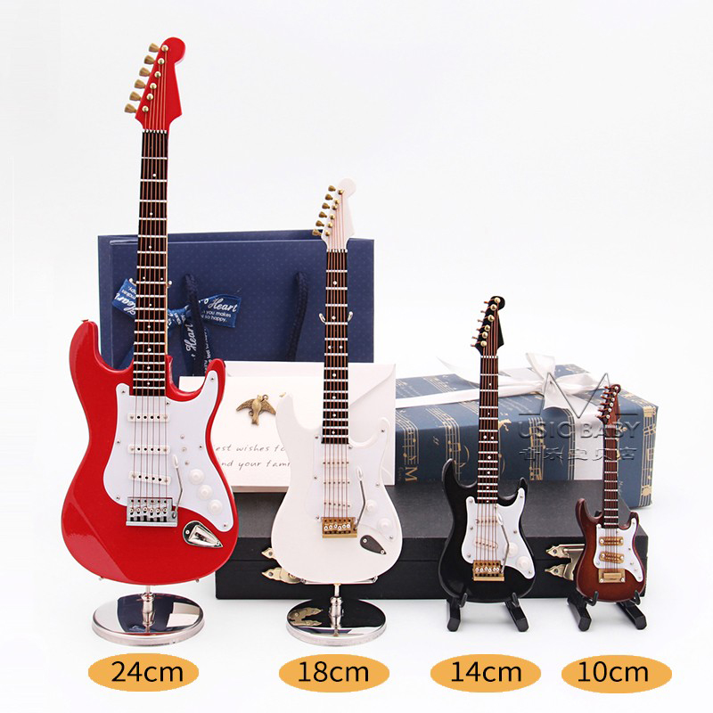Mini Electric Guitar Wooden Mi - Musical Instrument Old review and price