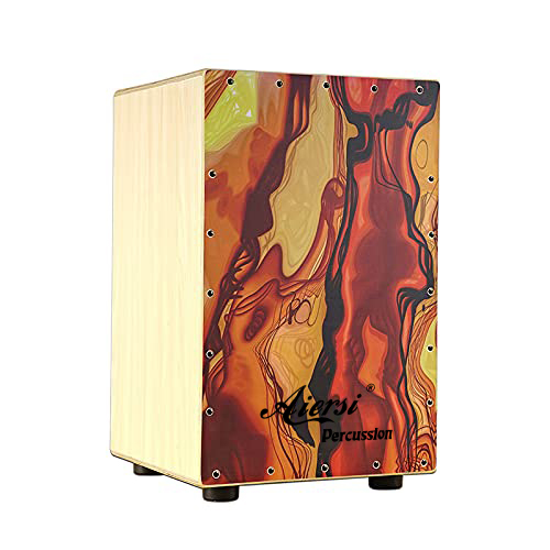 Colour Wood Hand Cajon Box Dru - Musical Instrument Box review and price