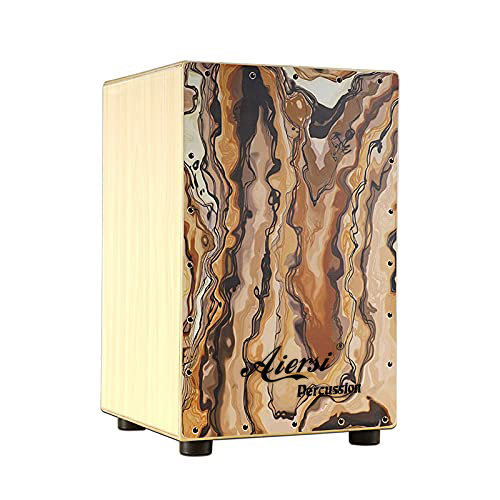Colour Wood Hand Cajon Box Dru - Musical Instrument Box review and price