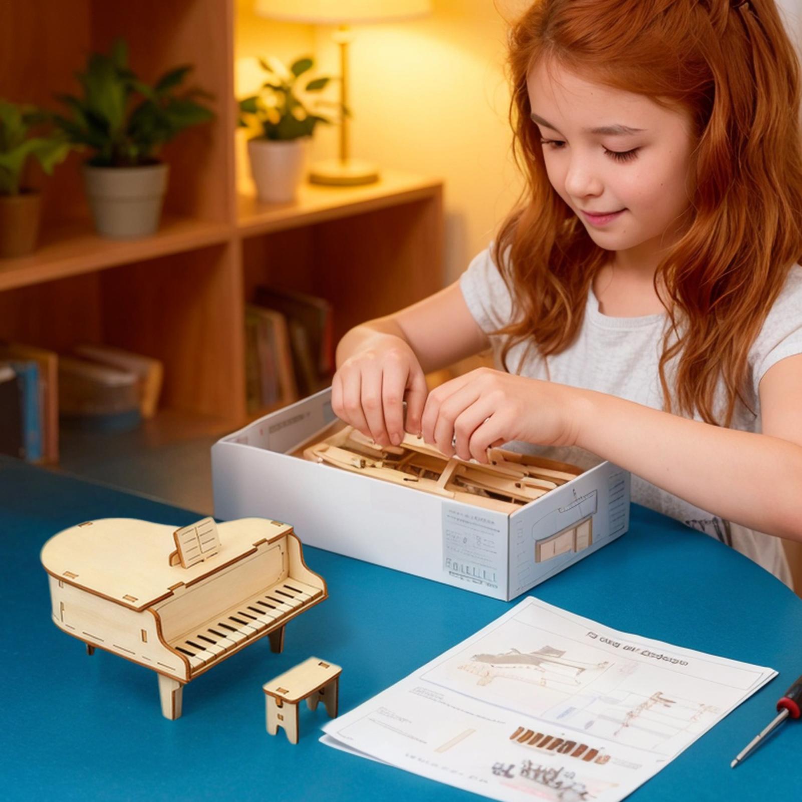 DIY Music Box Kit Wooden Instr - Musical Instrument Old review and price